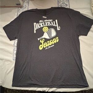It's Always Pickleball Season In Florida Tee Size 2X NEW with Partial Tag